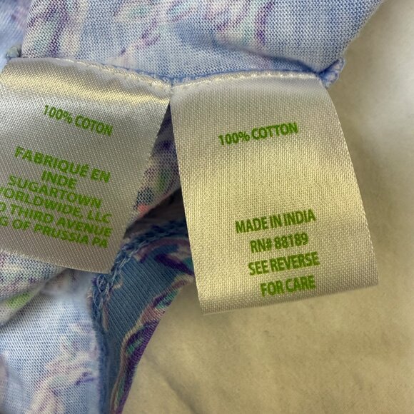 Lilly Pulitzer Lorina Swing Dress Small Blue Peri Turtle EUC - Picture 7 of 10